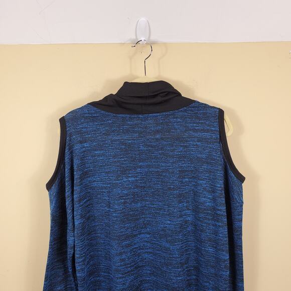 RBX Hacci Cowl Neck Cold Shoulder Pullover Size L - Picture 7 of 12